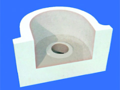 Material basin brick