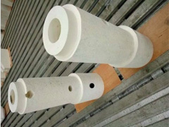 Material flow pipe